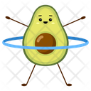 Avocado Twist The Hoop At The Waist Icon