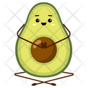 Avocado Yoga Icon