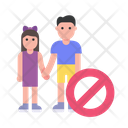 Kids Children Forbidden Icon