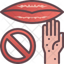 Avoid Mouth Touch Icon