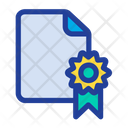 Award Certificate Prize Icon