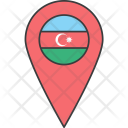 Azerbaijan Asian Country Icon
