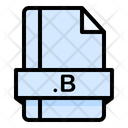 B File File Extension Icon