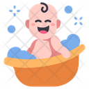 Baby Bath Bath Rub Bath Icon