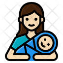 Baby Babysitter Nursery Woman Activity Lifestyle Motherhood Icon