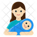 Baby Babysitter Nursery Woman Activity Lifestyle Motherhood Icon