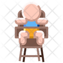 Baby Chair Feeding Icon