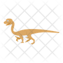 Compsognathus Dinosaur Cartoon Dinosaur Icon