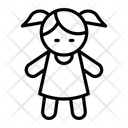 Doll Toy Play Icon