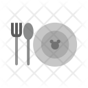 Baby Food Plate Icon