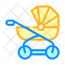 Baby Stroller Color Icon