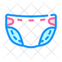 Baby Diaper Color Icon