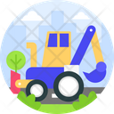 Backhoe Loader  Icon
