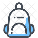 Backpack Hiking Summer Icon