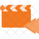 Clapper Backward Cut Icon