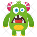 Bacteria Monster Icon
