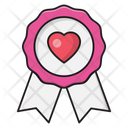 Badge Card Love Icon