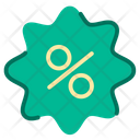 Discount Badge Percentage Icon