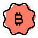 Badge Bitcoin Icon