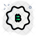 Badge Bitcoin Icon