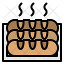 Baguette Bread Breakfast Icon