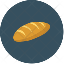 Baguette Bread Breakfast Icon