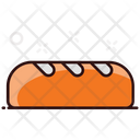 Baguette Bread Sandwich Breakfast Icon