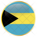 Bahamas National Flag Icon