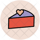 Bakery Cake Heart Icon