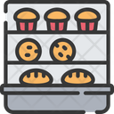 Bakery Stand Shop Baked Icon