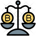 Balance Bitcoin Balance Scale Scales Icon