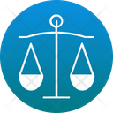 Balance Scale Judgment Law Symbol Icon