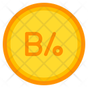 Balboa Coin Currency Icon
