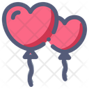 Love Heart Balloon Icon