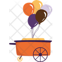 Balloon Cart Night Fair  Icon