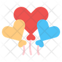 Balloon heart Icon