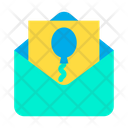 Balloon Invitation Icon