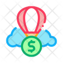 Balloon Payment Crowdfunding Icon