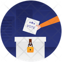 Ballot Box Voter Box Polling Box Icon