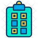 Ballot Paper Election Terminology Icon