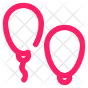 Baloon Party Birthday Icon