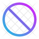 Ban Block Stop Icon