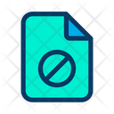 Ban Document Icon
