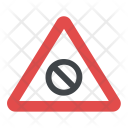 Ban Road Sign Icon