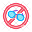 Ban Wearing Glasses Icon