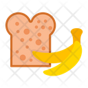 Banana Bread Icon