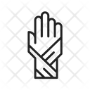 Bandaged Hand Icon