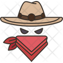 Bandit Robber Outlaw Icon