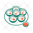 Steamed rice cake Icon