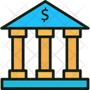 Bank Bank Branch Bank Interest Icon